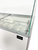 Combisteel Corsica Ice Cream Counter Display Freezer 6 x 5 Litre - 7472.0125