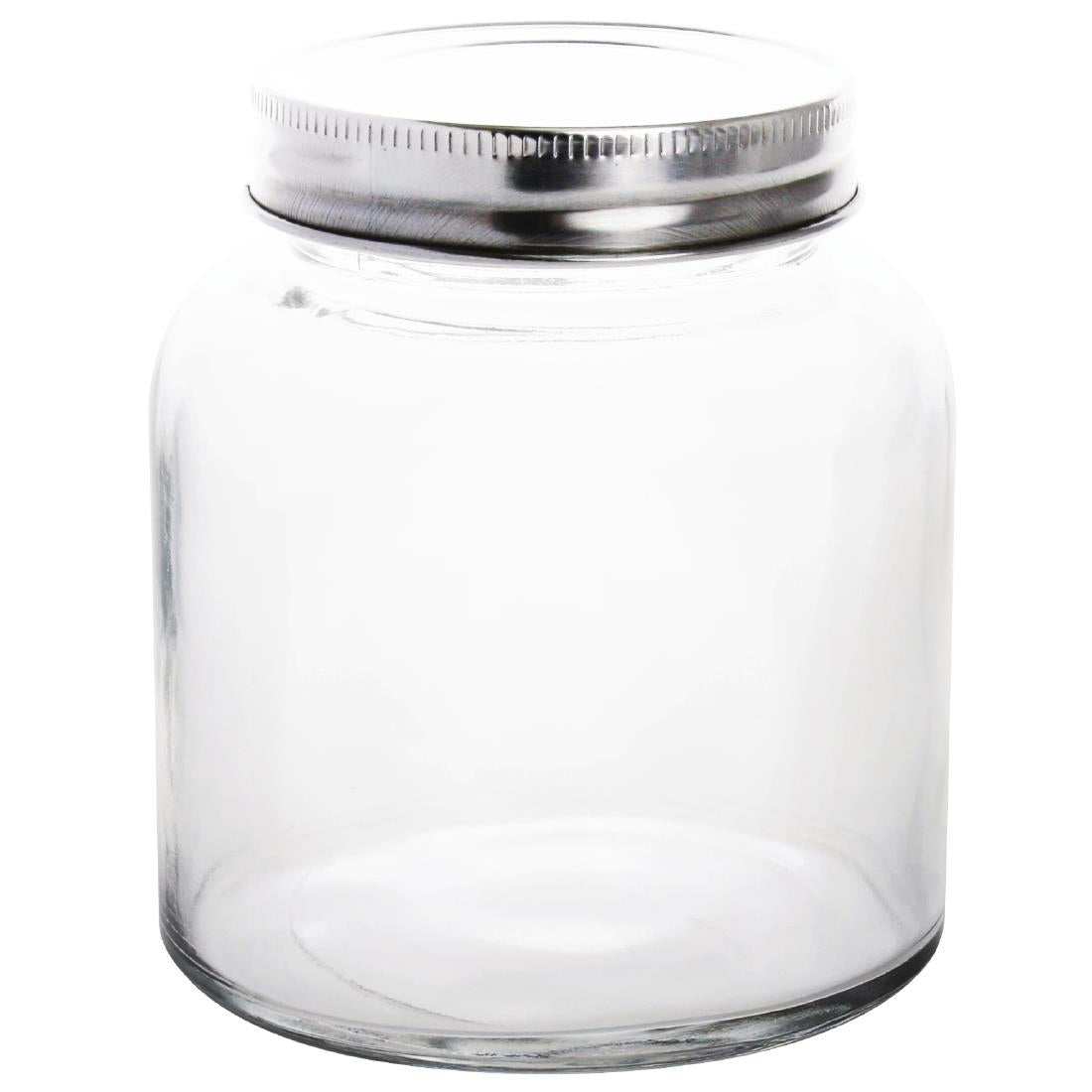 Vogue Glass Screw Top Preserving Jar 330ml (Pack of 6) - CP082 Vogue