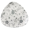 Churchill Vintage Prints Grey Rose Chintz Pattern Triangle Plate 229mm (Pack of 12) - CP546 Plates Churchill