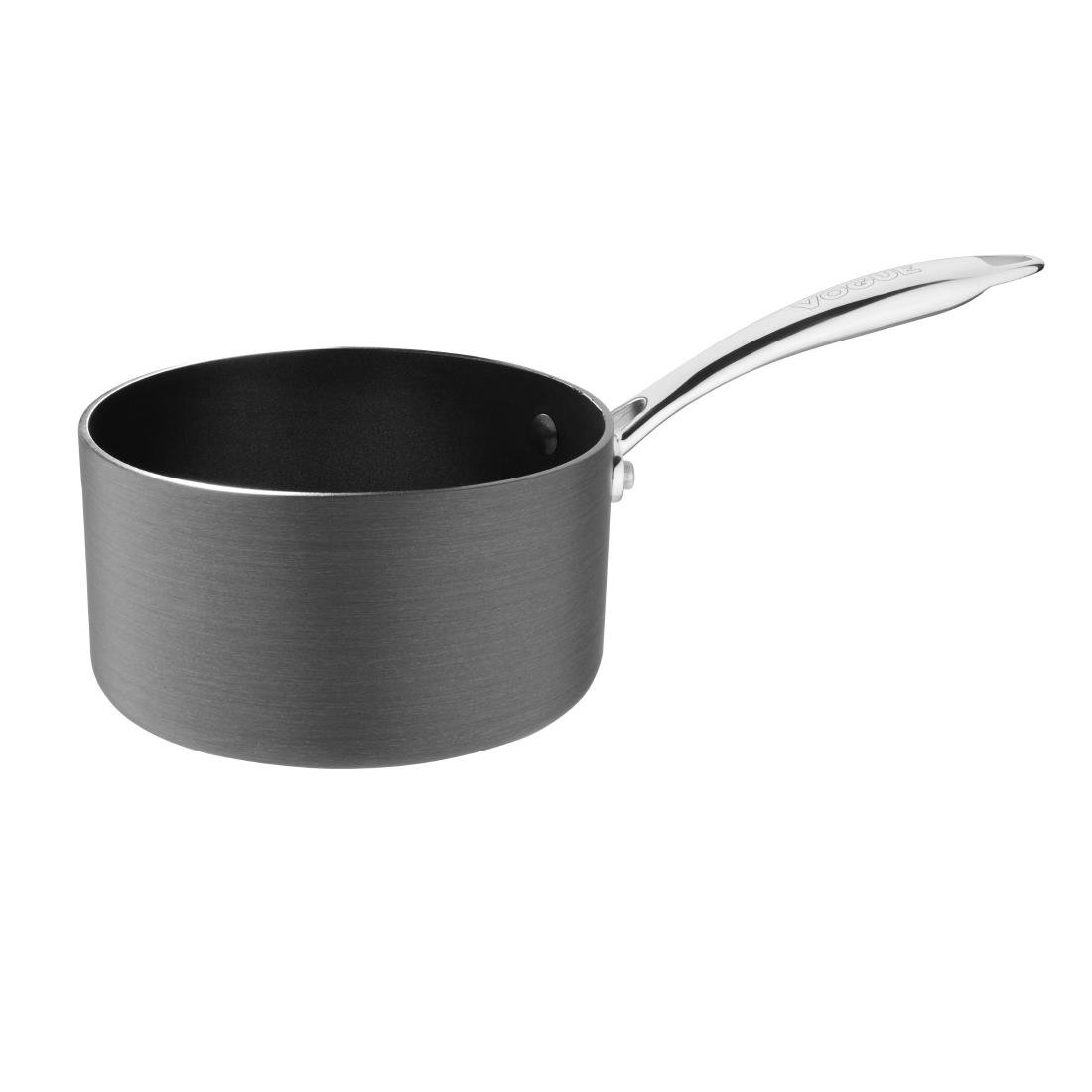 Vogue Anodised Aluminium Non-Stick Saucepan 16cm - CP762 Vogue