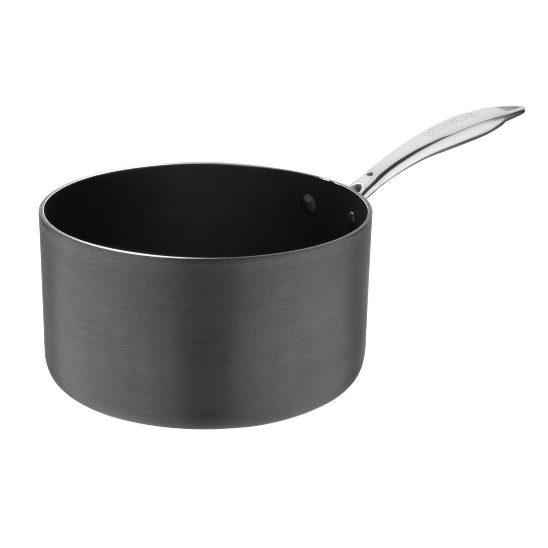 Vogue Anodised Aluminium Non-Stick Saucepan 20cm - CP763 Vogue