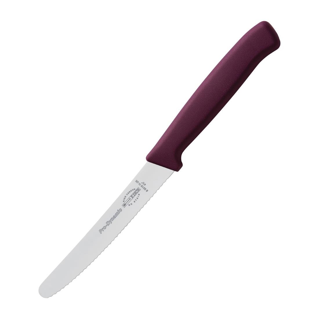 Dick Pro Dynamic Serrated Utility Knife Purple 11cm - CR158 Dick