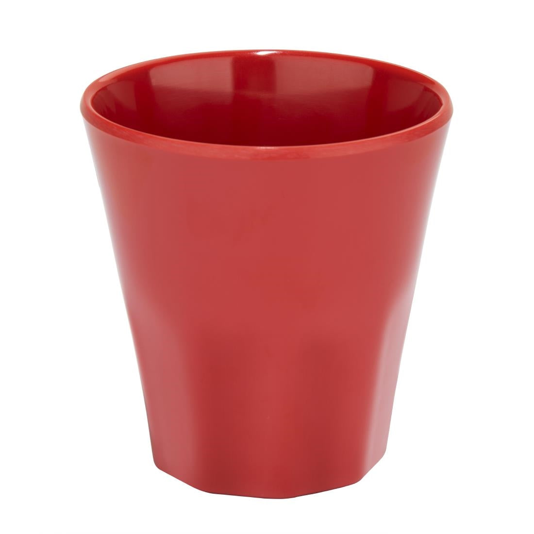 Olympia Kristallon Melamine Plastic Tumbler Red 290ml (Pack of 6) - CR343 Plastic Drinkware Olympia