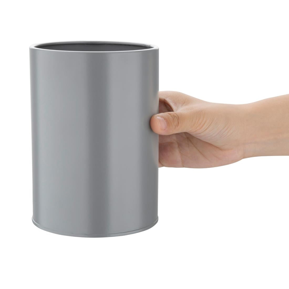 Olympia Galvanised Utensil Tin Grey - CR971 Olympia