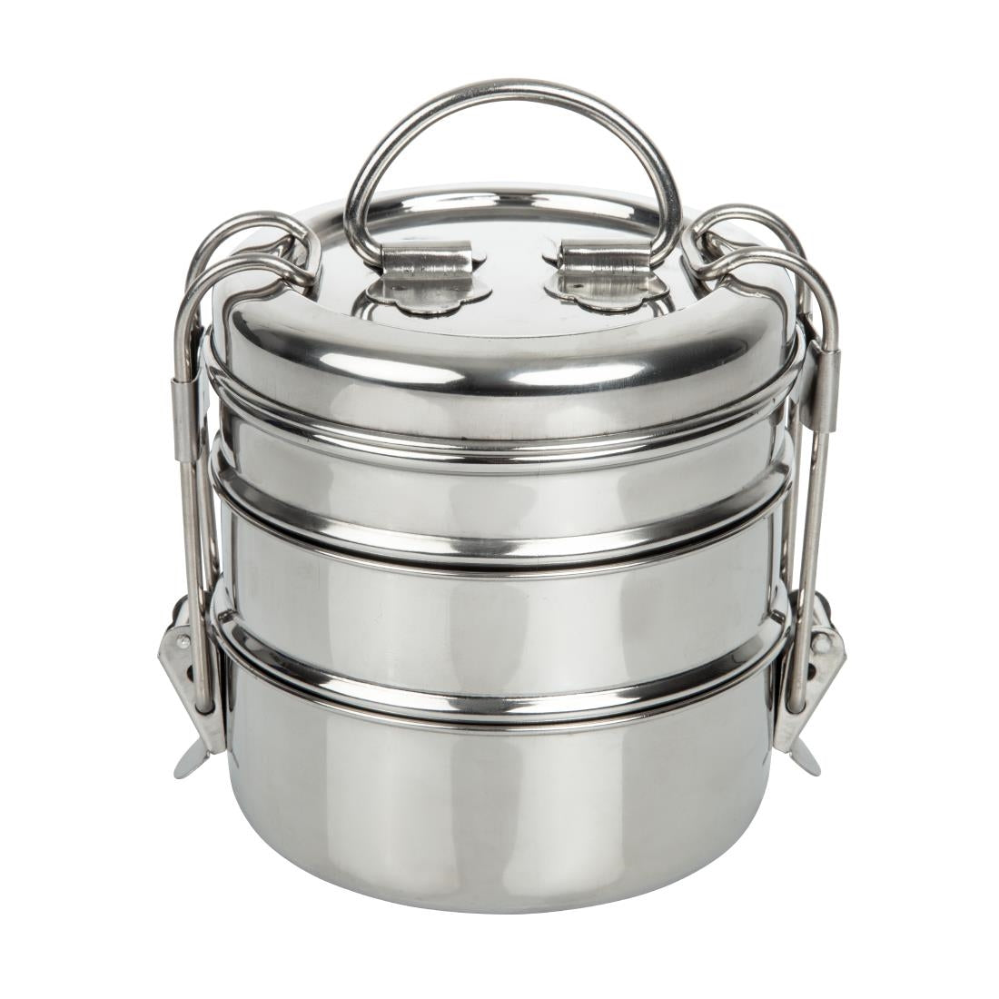 Utopia 3 Tier Tiffin Tin 115mm (Pack of 6) - CS079 Utopia