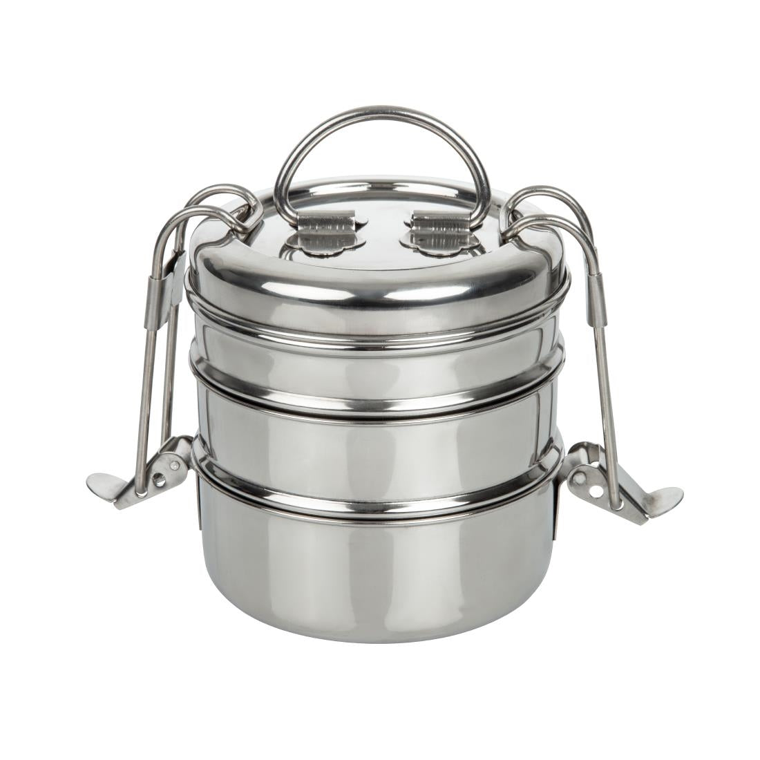 Utopia 3 Tier Tiffin Tin 115mm (Pack of 6) - CS079 Utopia