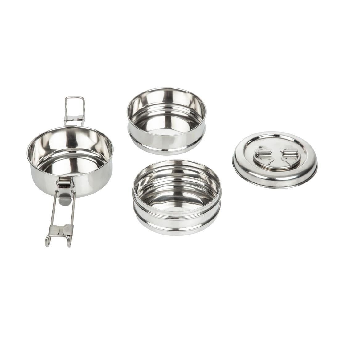 Utopia 3 Tier Tiffin Tin 115mm (Pack of 6) - CS079 Utopia