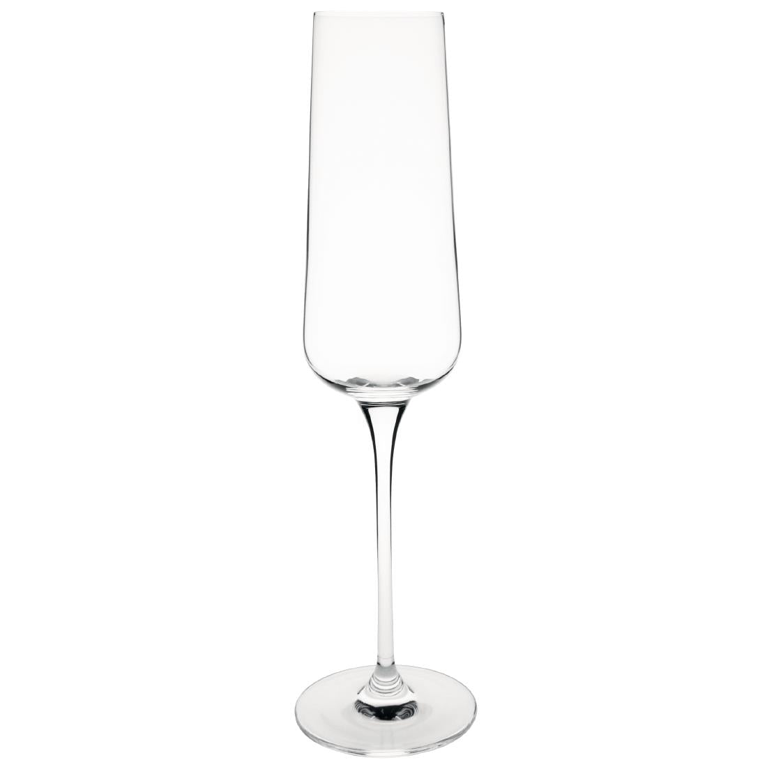 Olympia Claro One Piece Angular Champagne Flute 260ml (Pack of 6) - CS467 Champagne Glasses Olympia