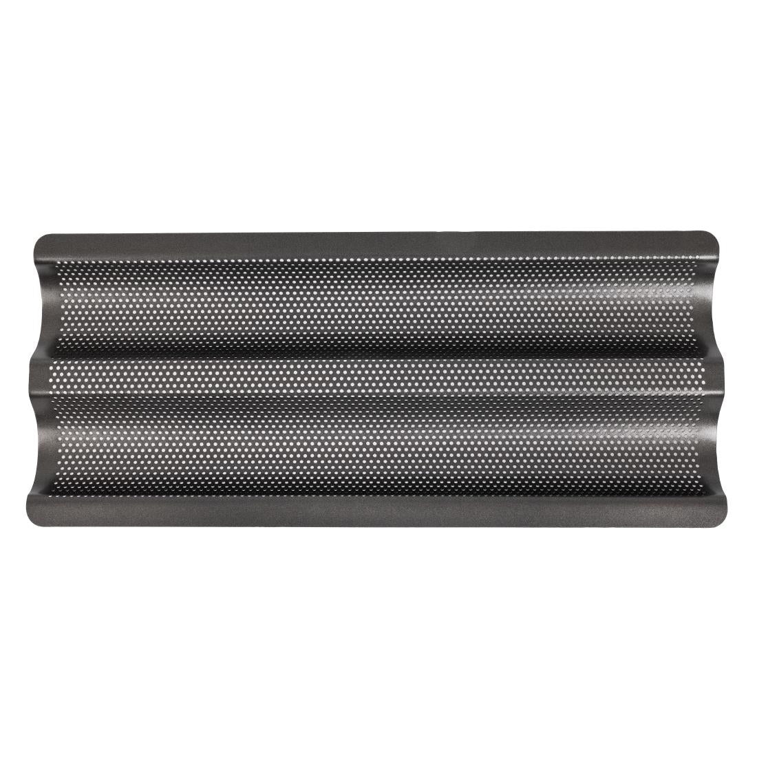 MasterClass Crusty Bake Non Stick Baguette Tray - CS563 Baking Trays, Sheets & Pans Master Class