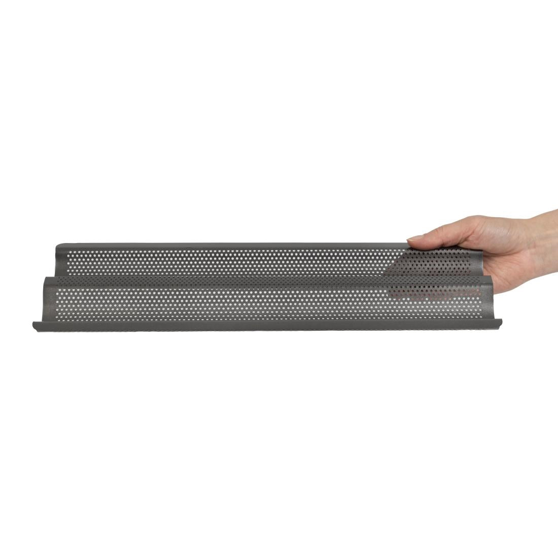 MasterClass Crusty Bake Non Stick Baguette Tray - CS563 Baking Trays, Sheets & Pans Master Class