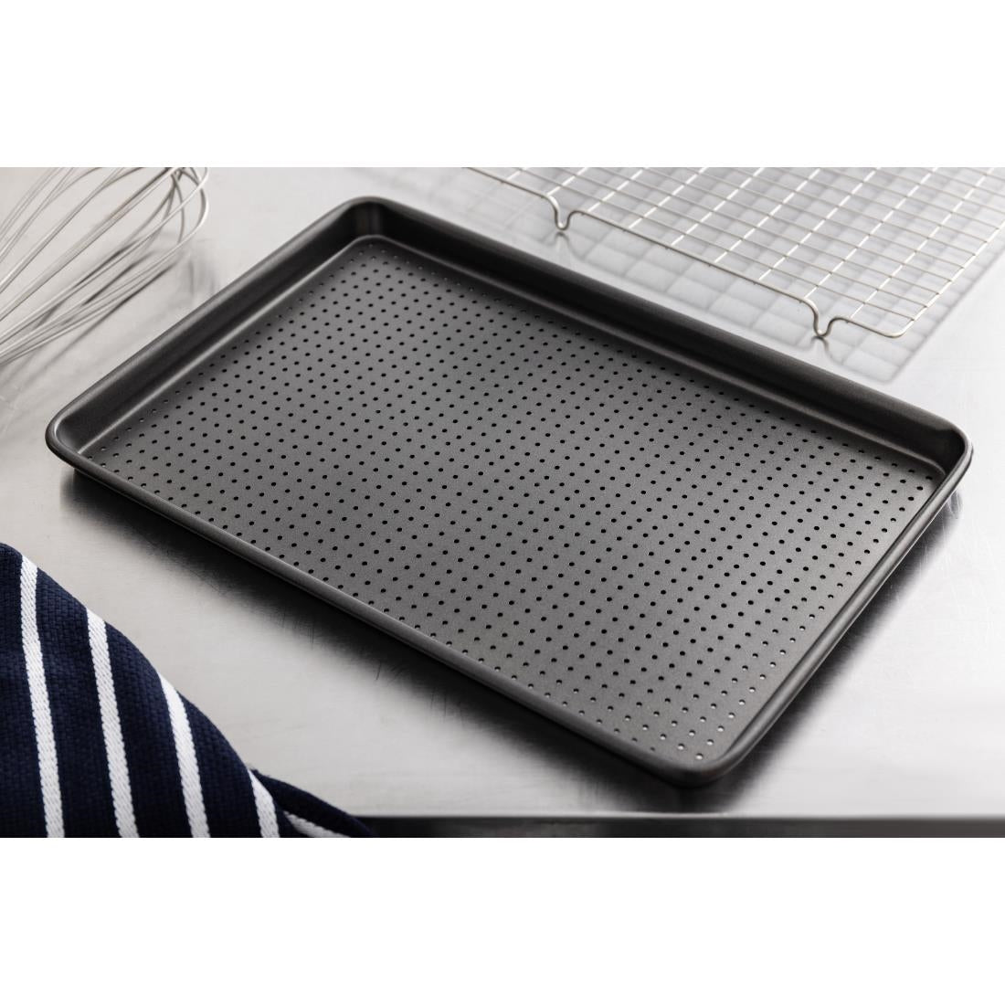 MasterClass Crusty Bake Non Stick Baking Tray - CS567 Baking Trays, Sheets & Pans Master Class
