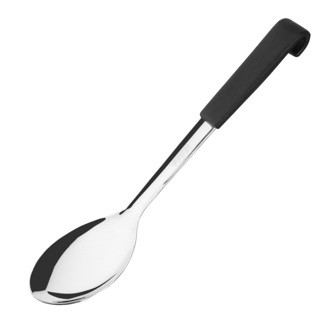 Vogue Black Handled Serving Spoon 340mm - CS910 Vogue