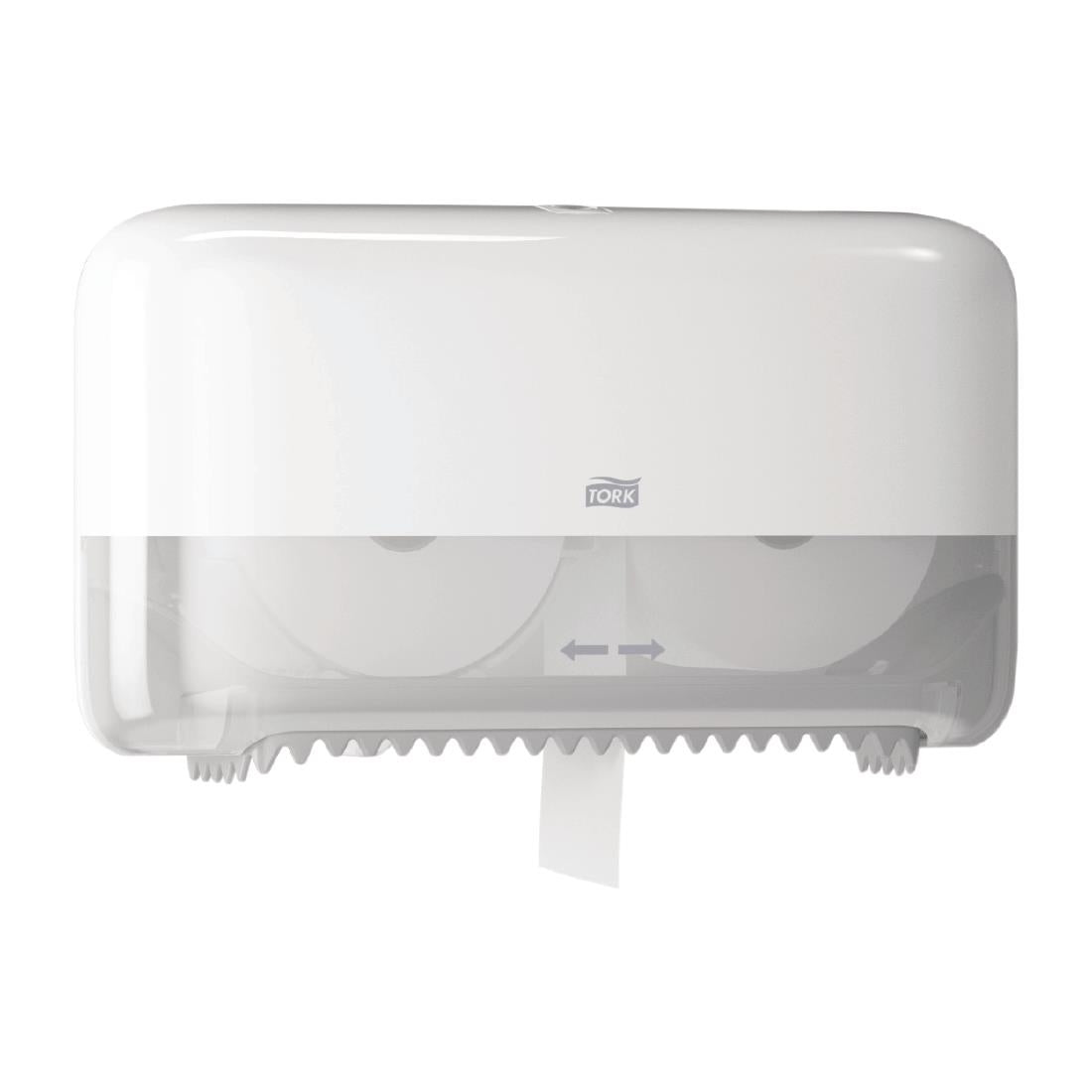 Tork Twin Coreless Toilet Roll Dispenser - CT047 Tork