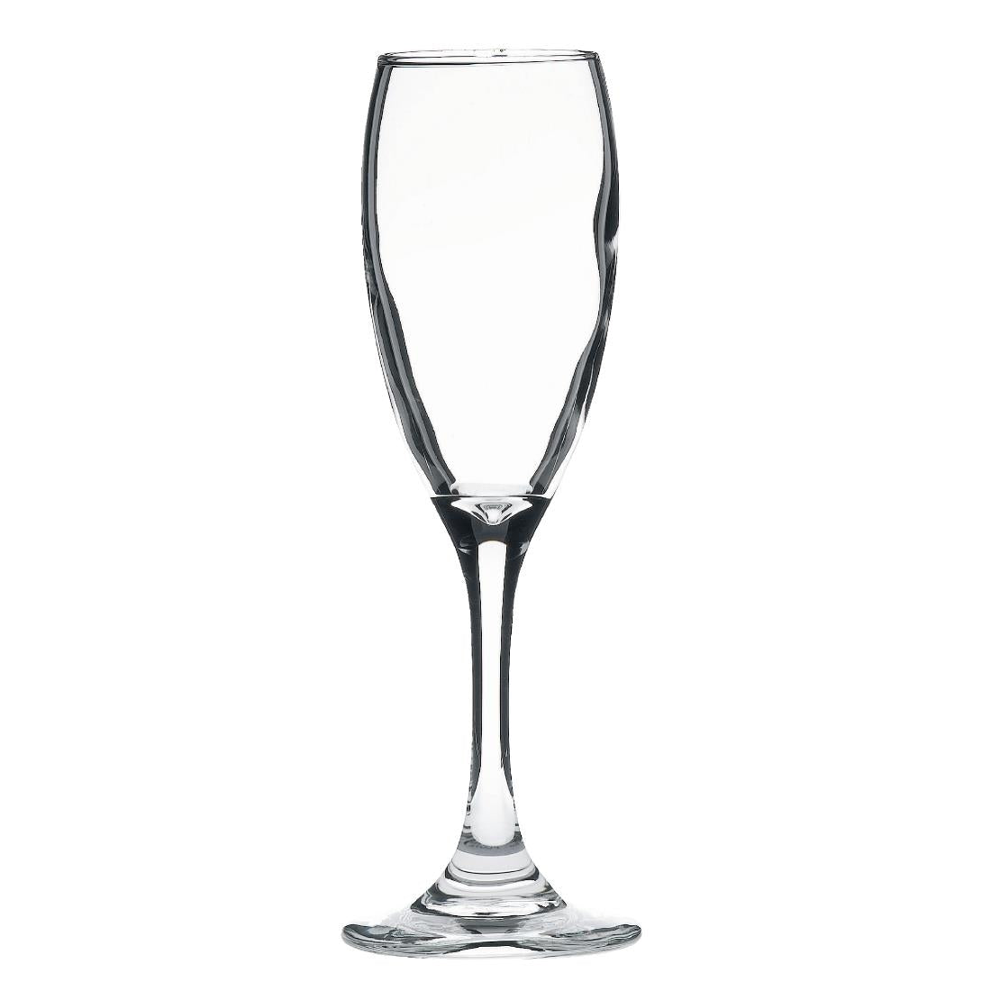 Libbey Teardrop Champagne Flutes 170ml (Pack of 12) - CT484 Champagne Glasses Libbey