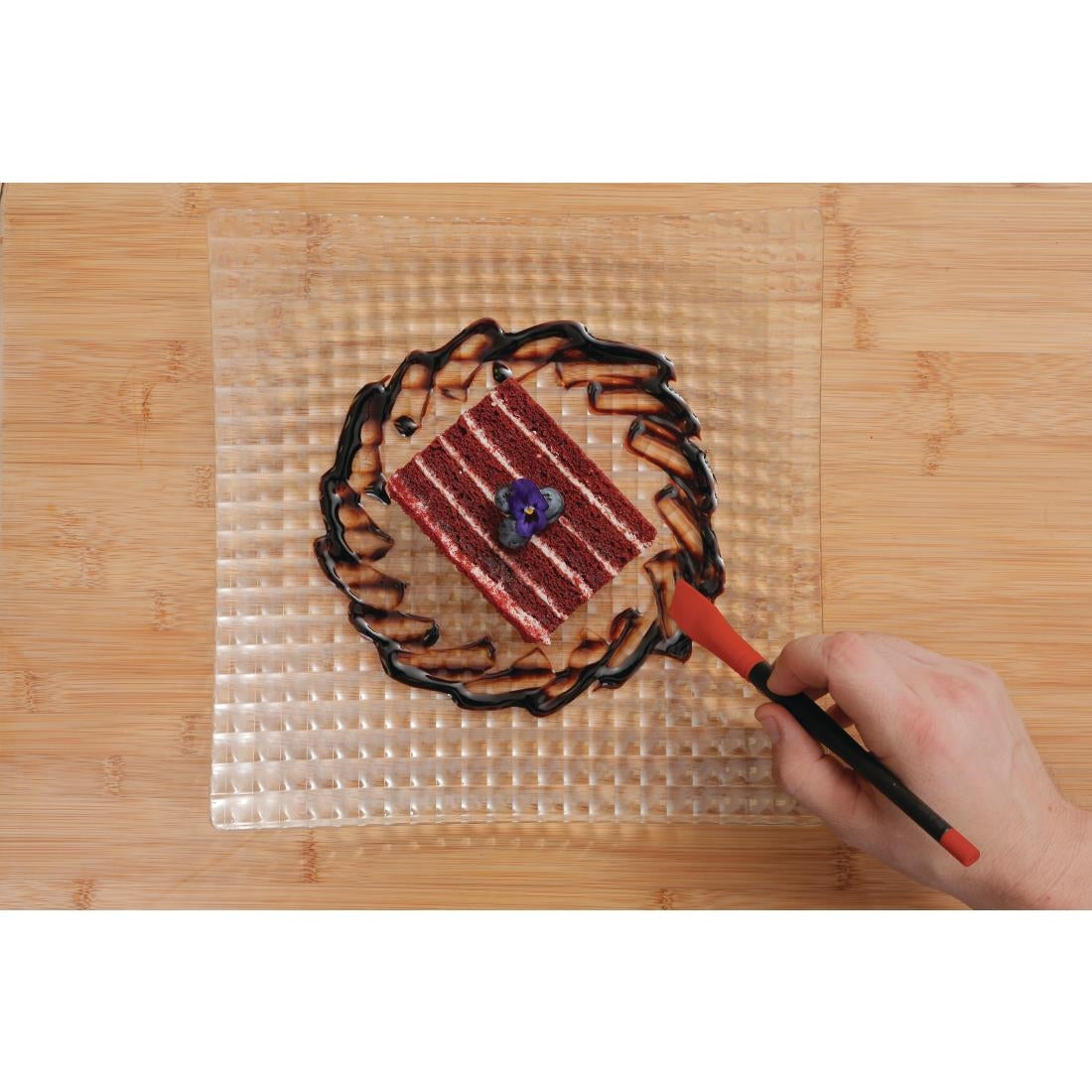 Mercer Culinary Angled Silicone Plating Brush - CT737 Mercer Culinary