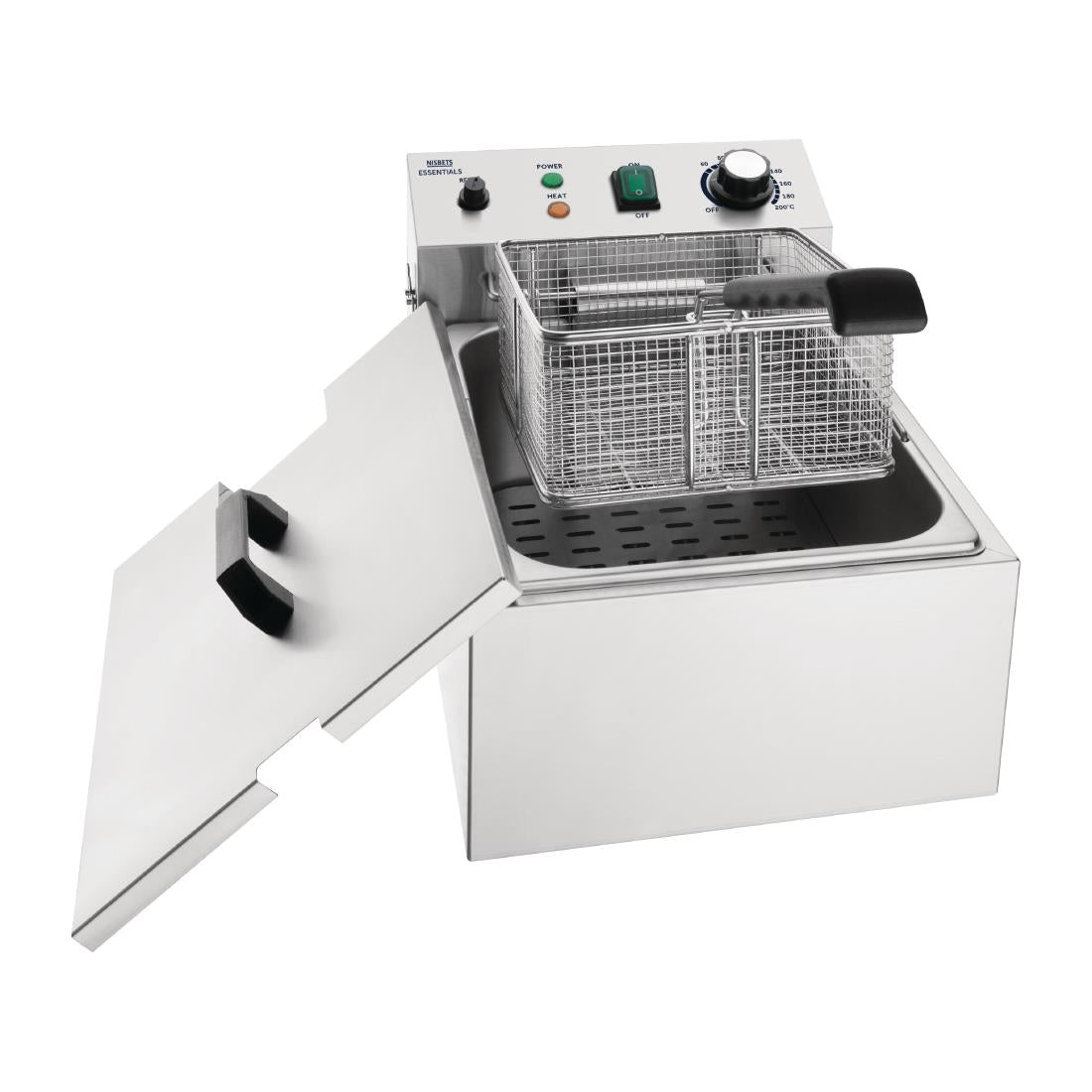 Nisbets Essentials Electric Fryer - 3kW - CT956 Countertop Electric Fryers Nisbets Essentials