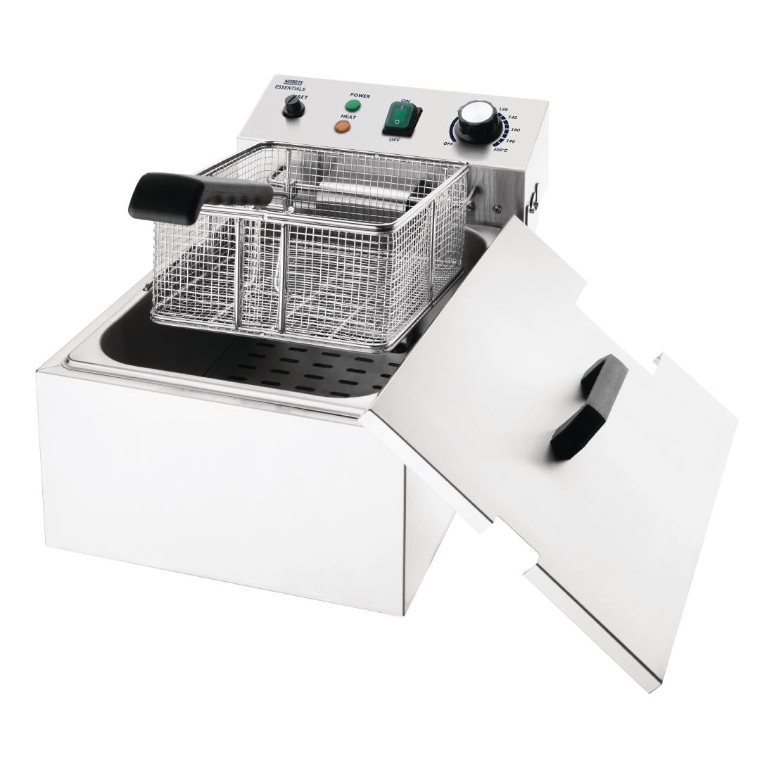 Nisbets Essentials Electric Fryer - 3kW - CT956 Countertop Electric Fryers Nisbets Essentials