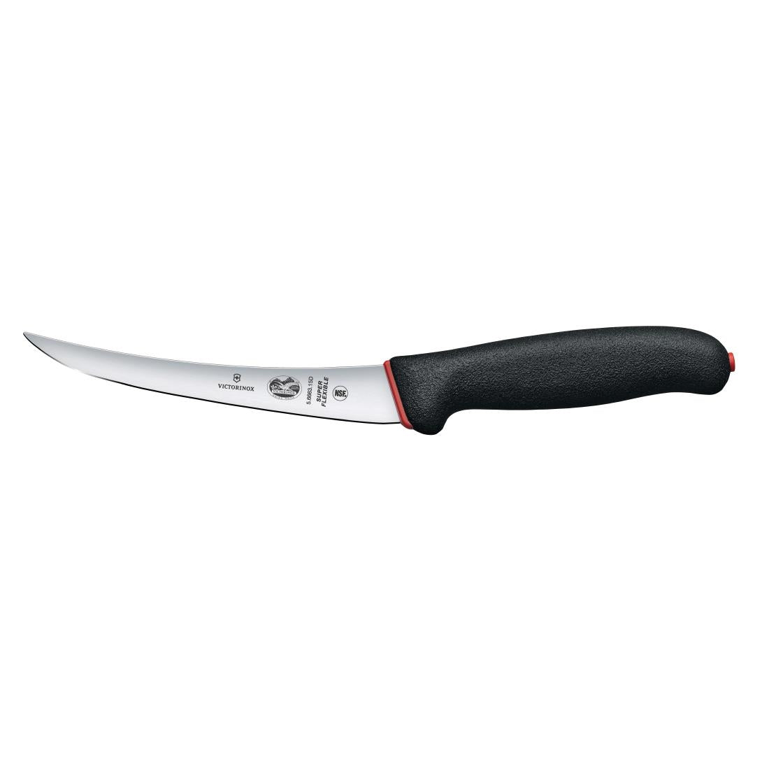 Victorinox Fibrox Dual Grip Narrow Curved Boning Knife 15.2cm - CU008 Victorinox