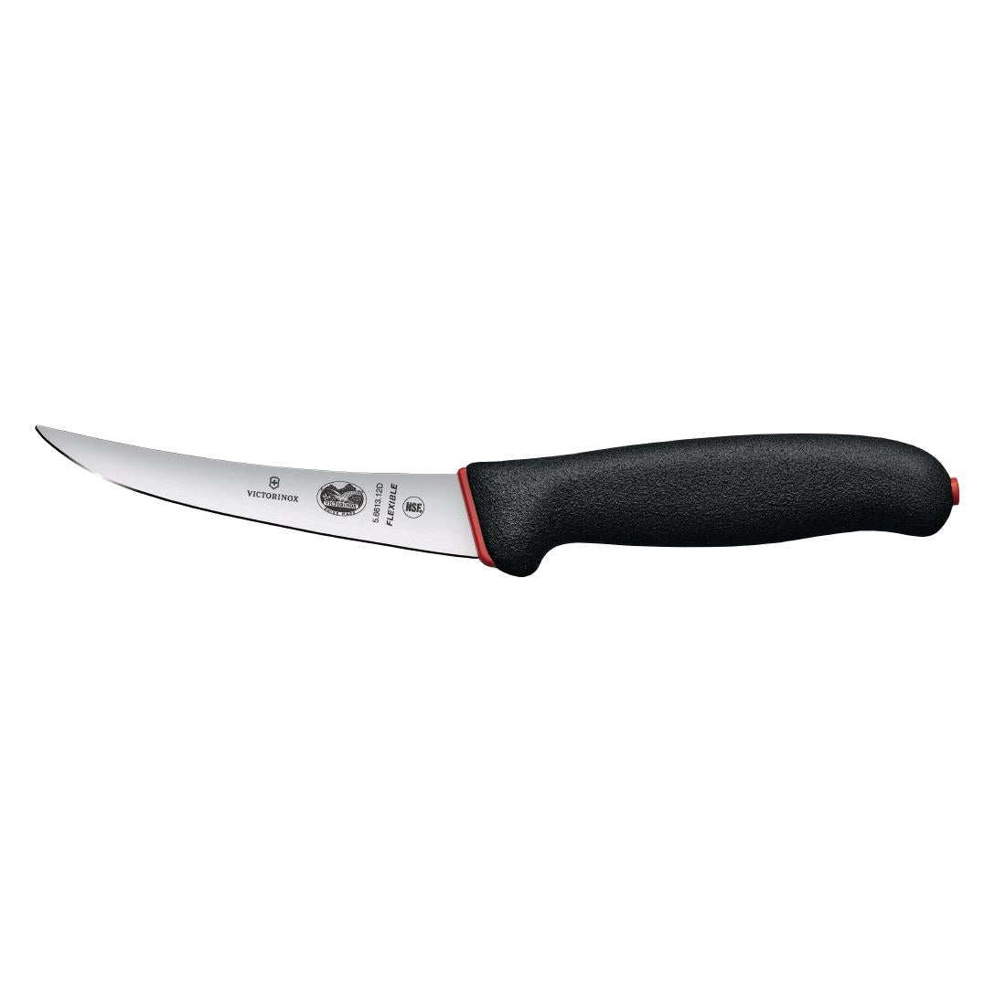 Victorinox Dual Grip Boning Knife Curved Narrow Flexi Blade 12cm - CU011 Victorinox