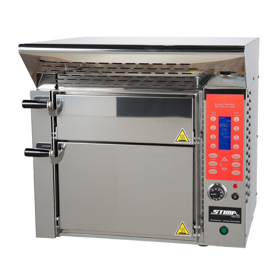 Stima VP3 Fast Cook Pizza Oven - Cooks 3 Pizzas in 1 Minute - Single Phase | AVP3 Twin Deck Pizza Ovens Stima