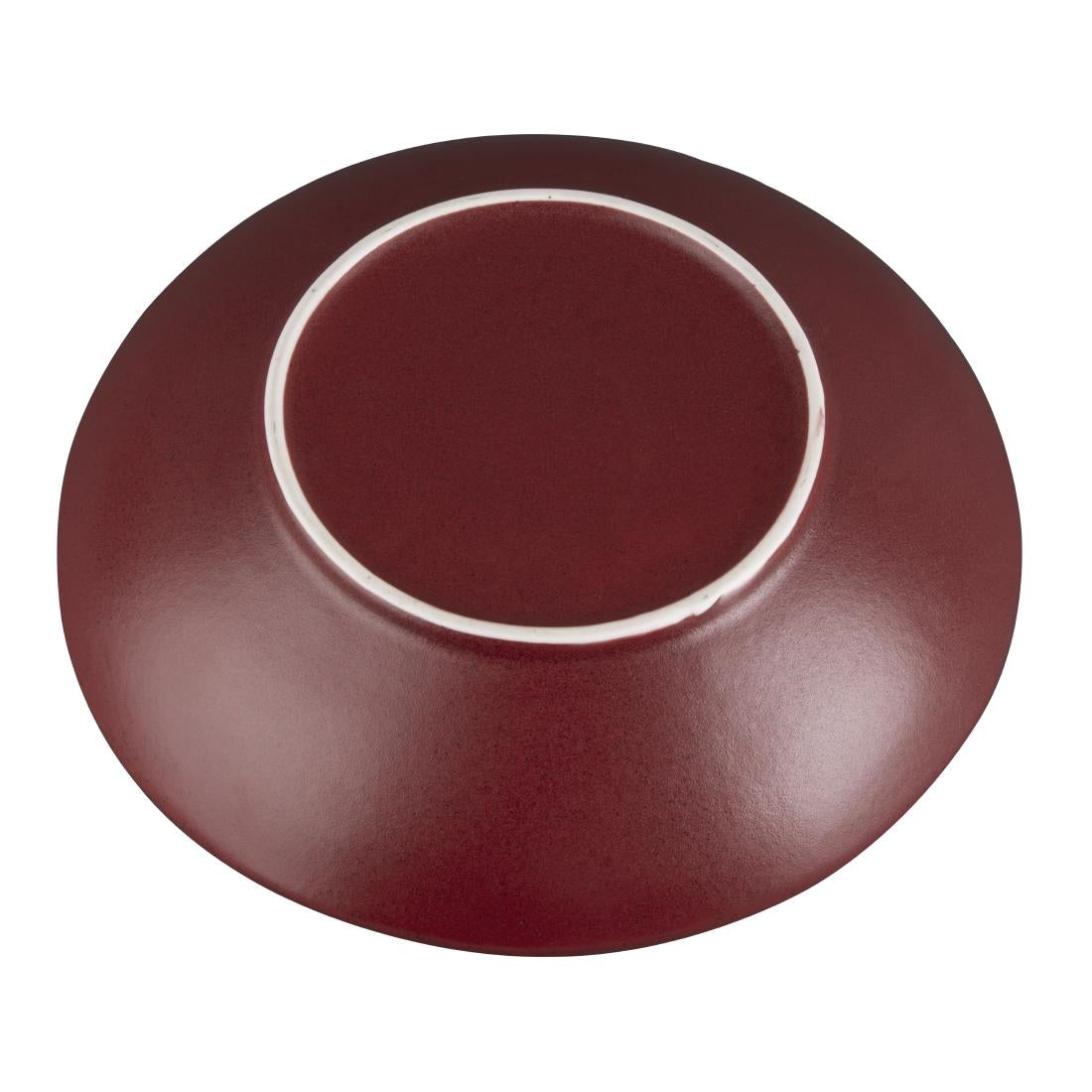 Olympia Build-a-Bowl Flat Bowls Red 250x45mm (Pack of 4) - CU124 Bowls Olympia