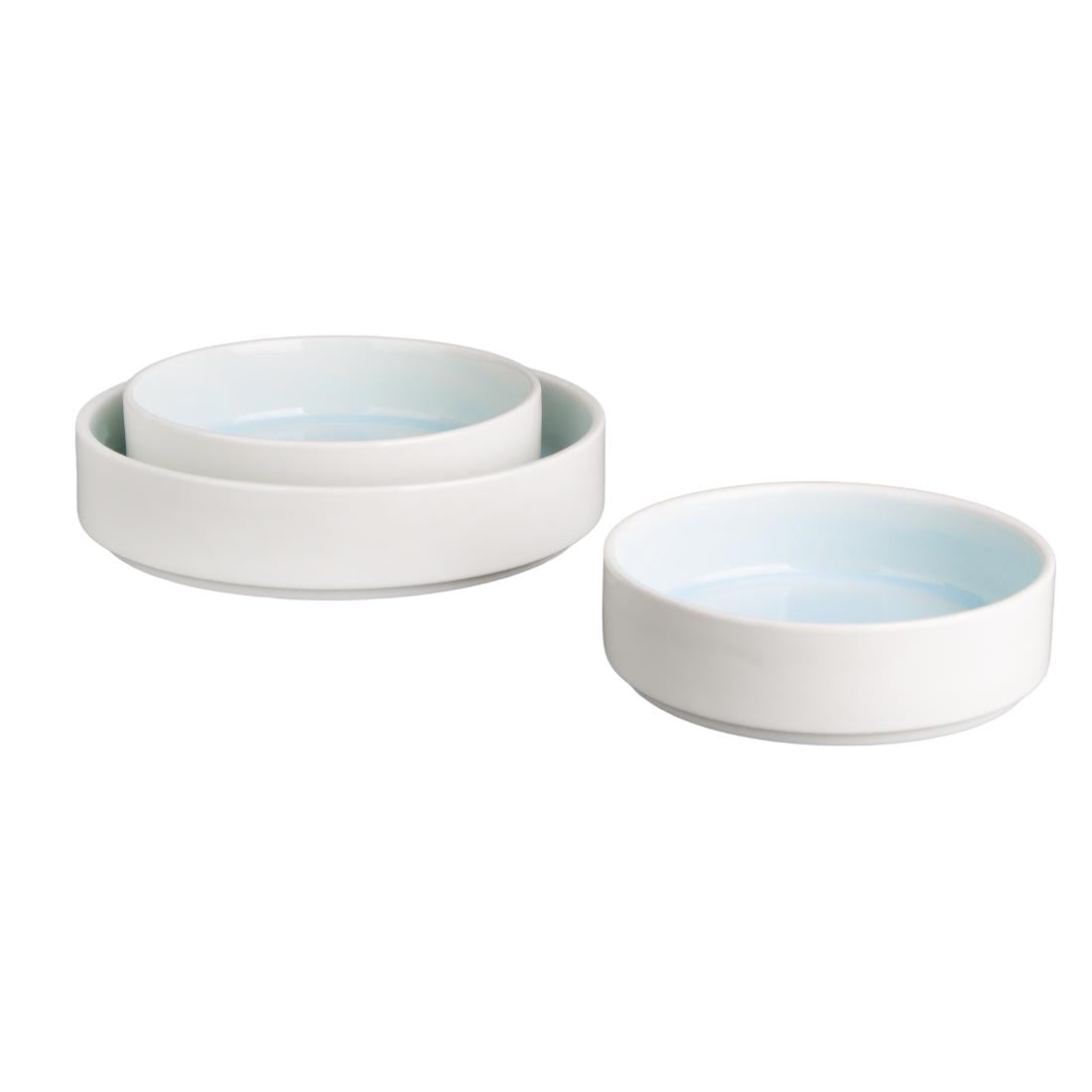 Olympia Fondant Bowls Aqua 154mm (Pack of 6) - CU170 Bowls Olympia