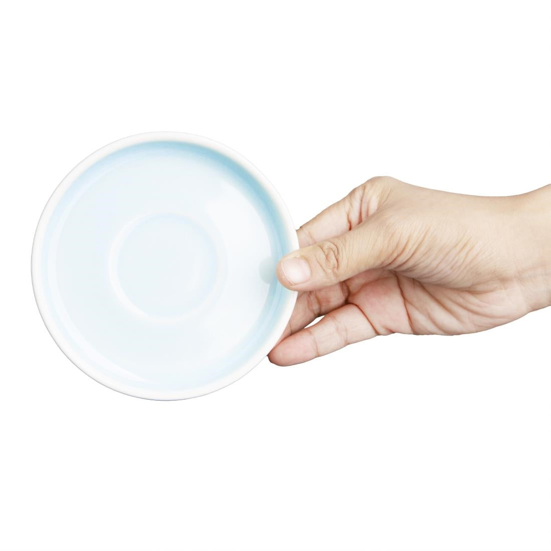 Olympia Fondant Saucers Aqua 115mm (Pack of 6) - CU183 Olympia Designs Olympia