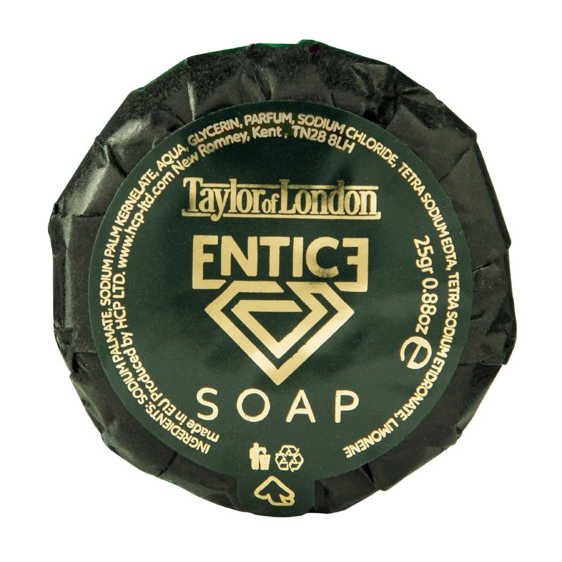 Hotel Complimentary Taylor of London Entice Pleated Soap 25g (Pack of 100) - CU233 Taylor of London