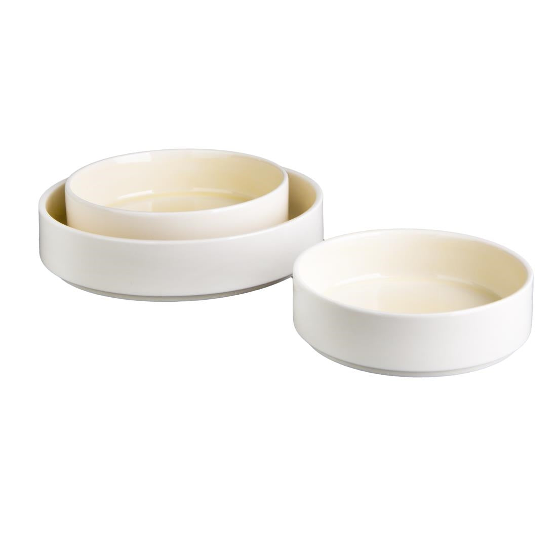Olympia Fondant Bowls Lemon 154mm (Pack of 6) - CU410 Bowls Olympia