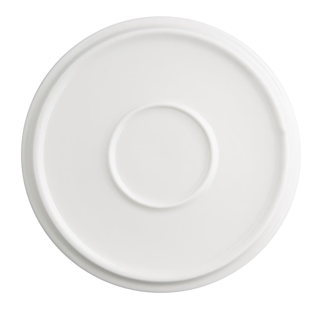 Olympia Fondant Plates Lemon 156mm (Pack of 6) - CU411 Plates Olympia