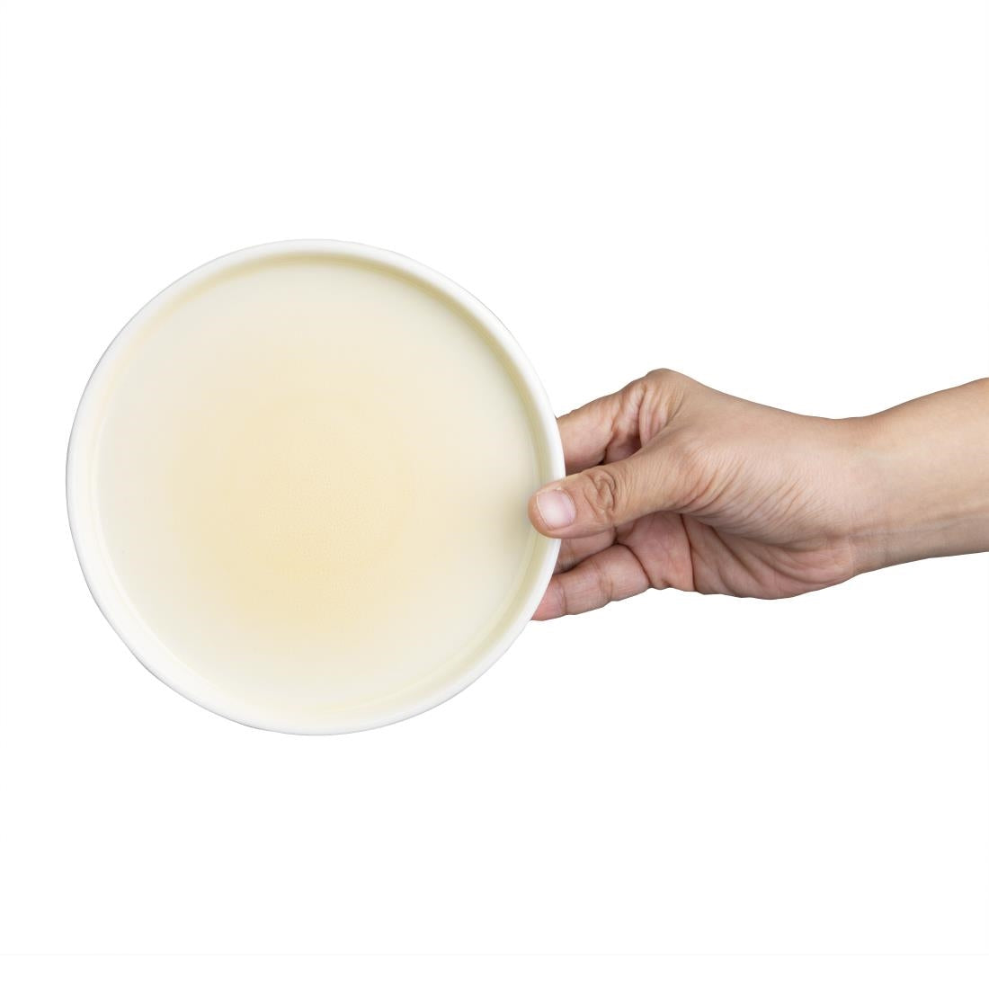 Olympia Fondant Plates Lemon 156mm (Pack of 6) - CU411 Plates Olympia