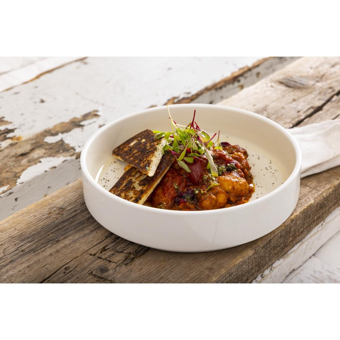 Olympia Fondant Bowls Lemon 215mm (Pack of 4) - CU414 Bowls Olympia