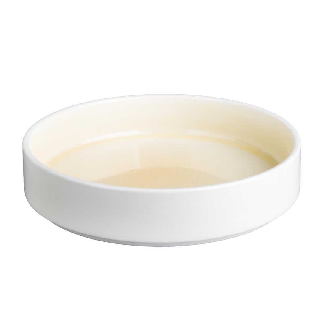 Olympia Fondant Bowls Lemon 215mm (Pack of 4) - CU414 Bowls Olympia