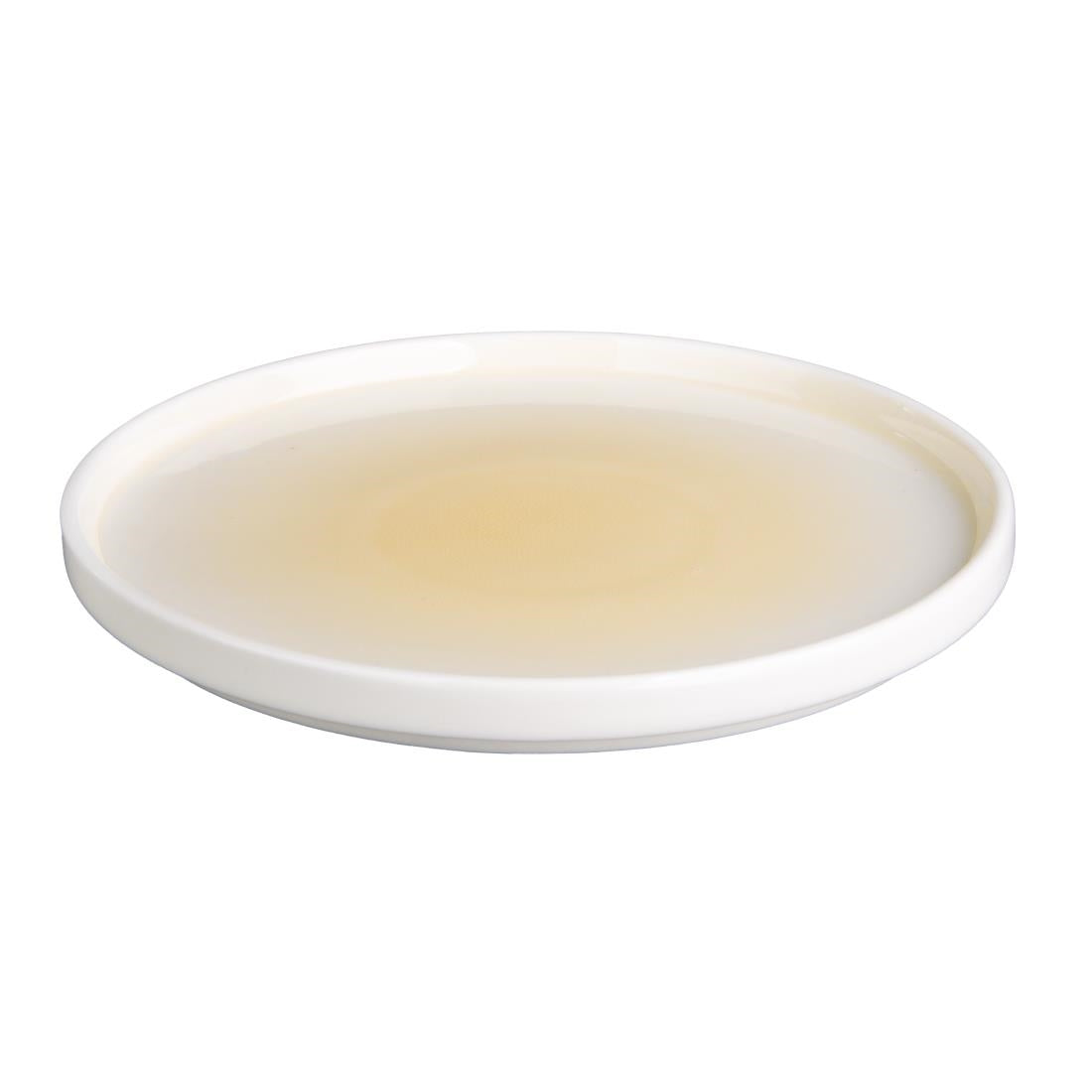 Olympia Fondant Plates Lemon 215mm (Pack of 6) - CU415 Plates Olympia