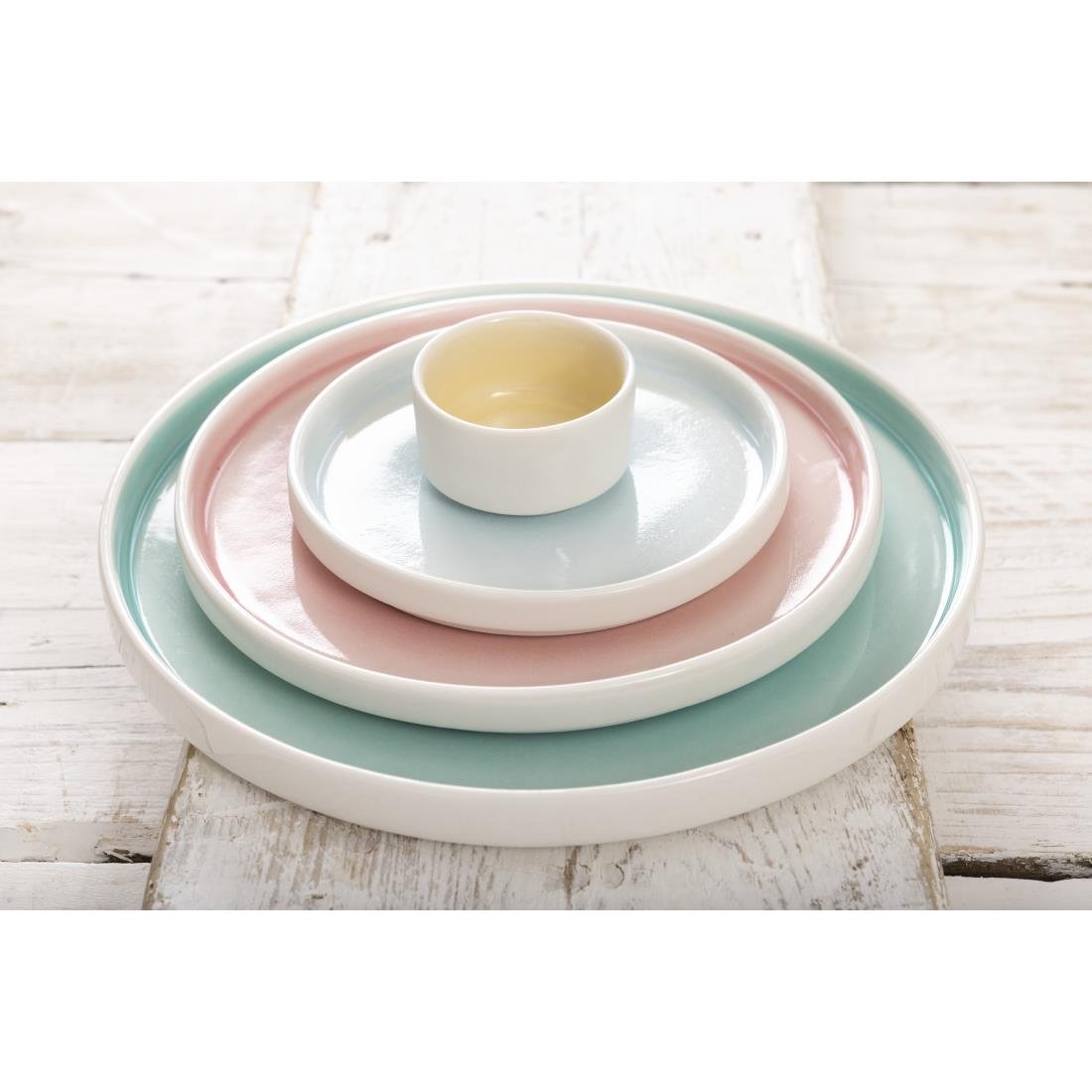 Olympia Fondant Plates Mint 270mm (Pack of 4) - CU434 Plates Olympia