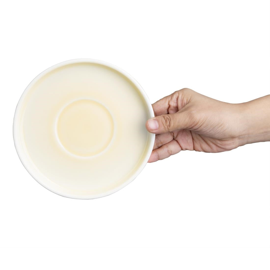 Olympia Fondant Saucers Lemon 155mm (Pack of 6) - CU427 Olympia Designs Olympia