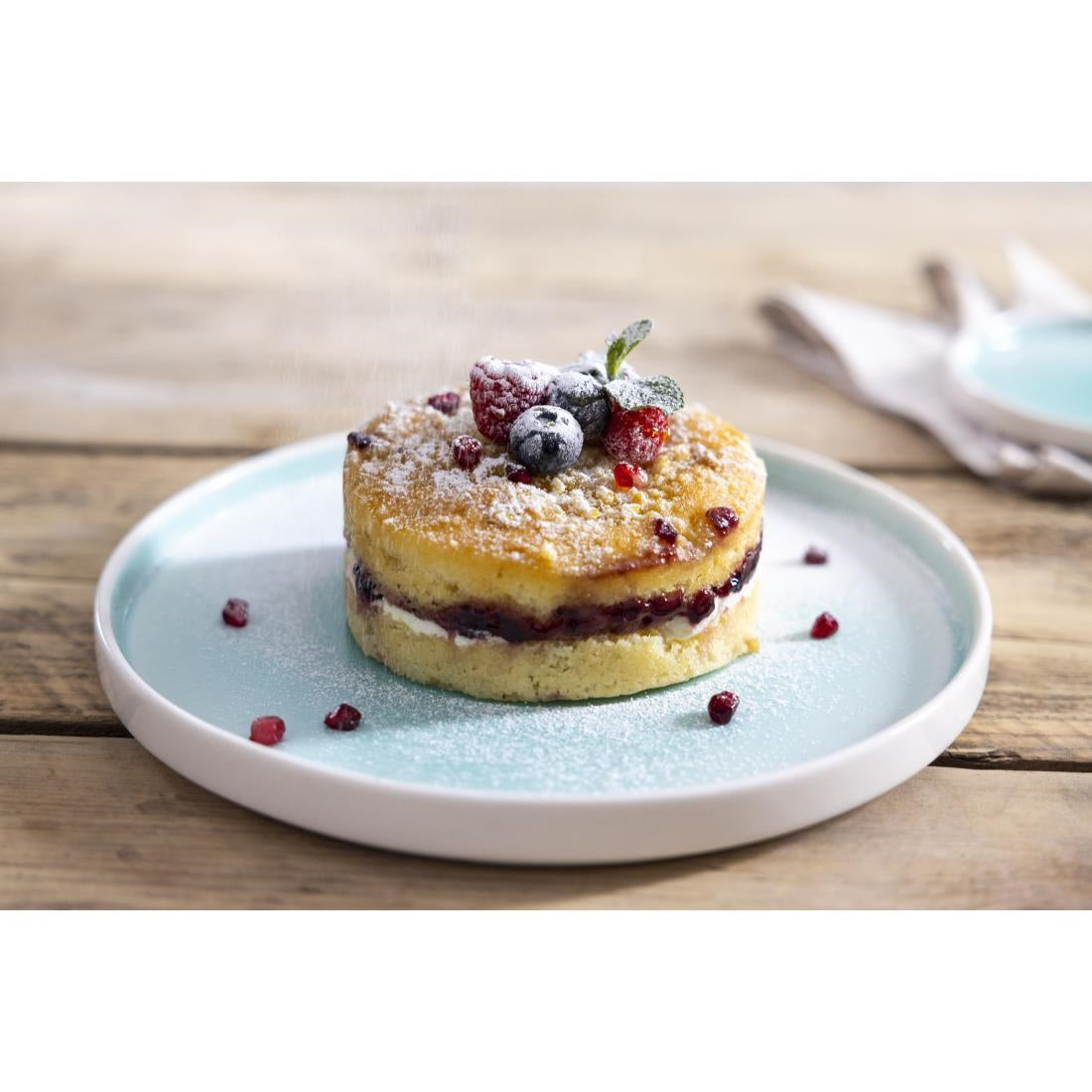 Olympia Fondant Plates Mint 270mm (Pack of 4) - CU434 Plates Olympia