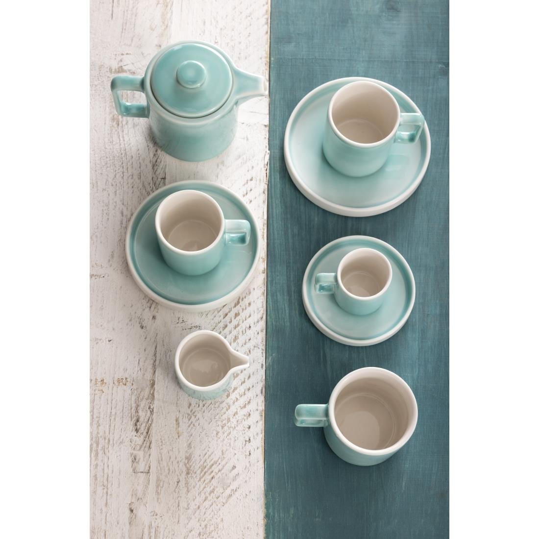 Olympia Fondant Cups Mint 230ml (Pack of 6) - CU444 Cups and Mugs Olympia