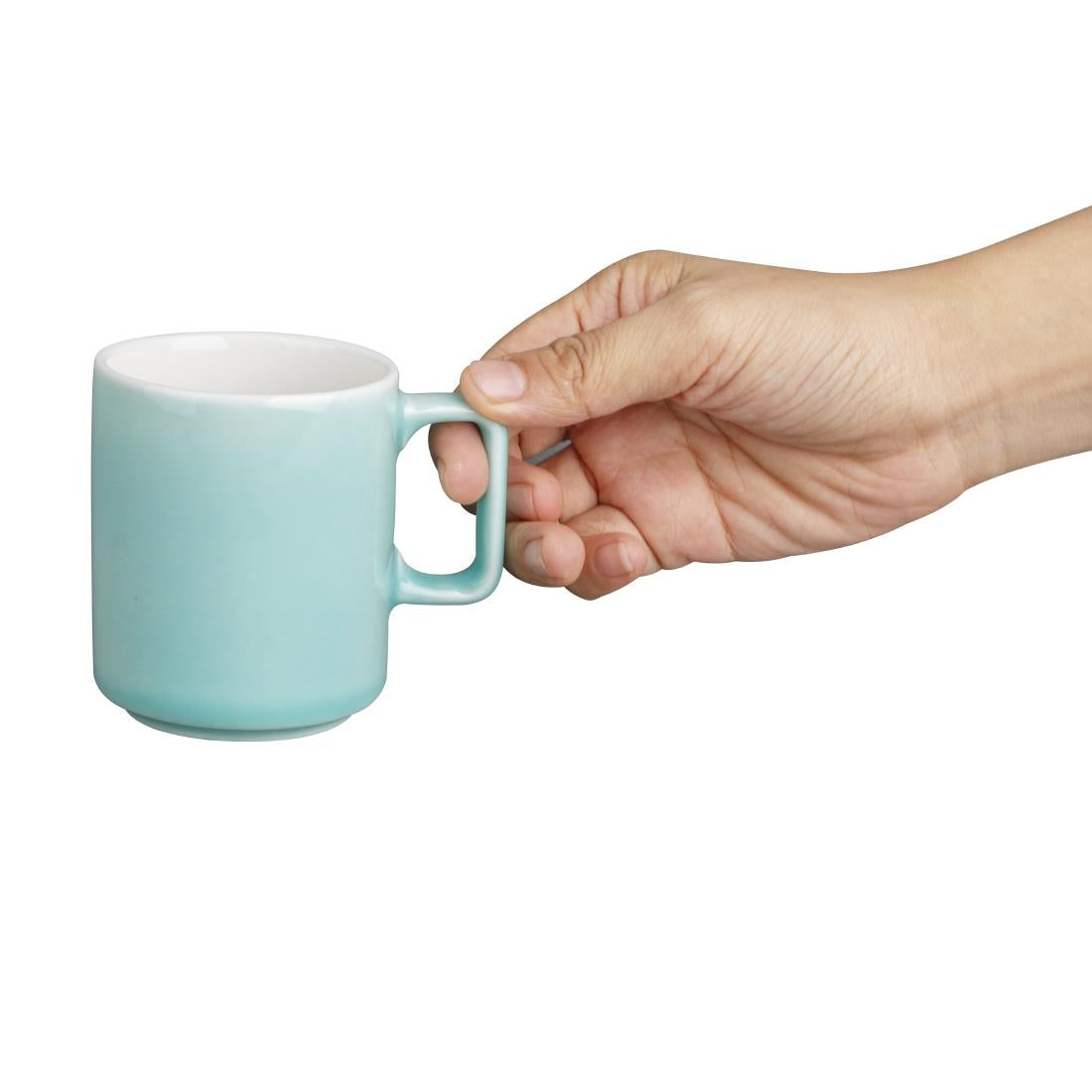 Olympia Fondant Cups Mint 168ml (Pack of 6) - CU442 Cups and Mugs Olympia