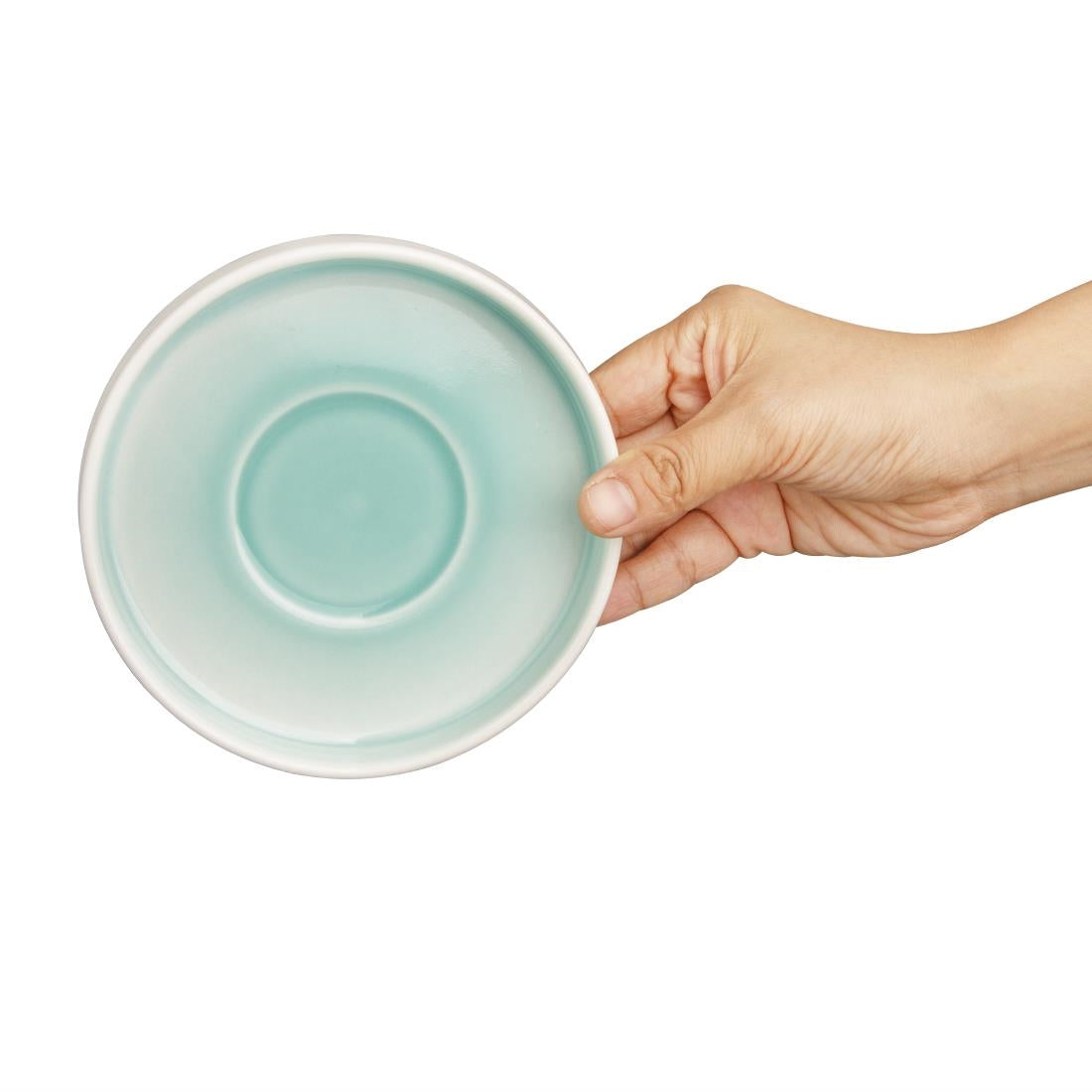 Olympia Fondant Saucers Mint 136mm (Pack of 6) - CU443 Olympia Designs Olympia