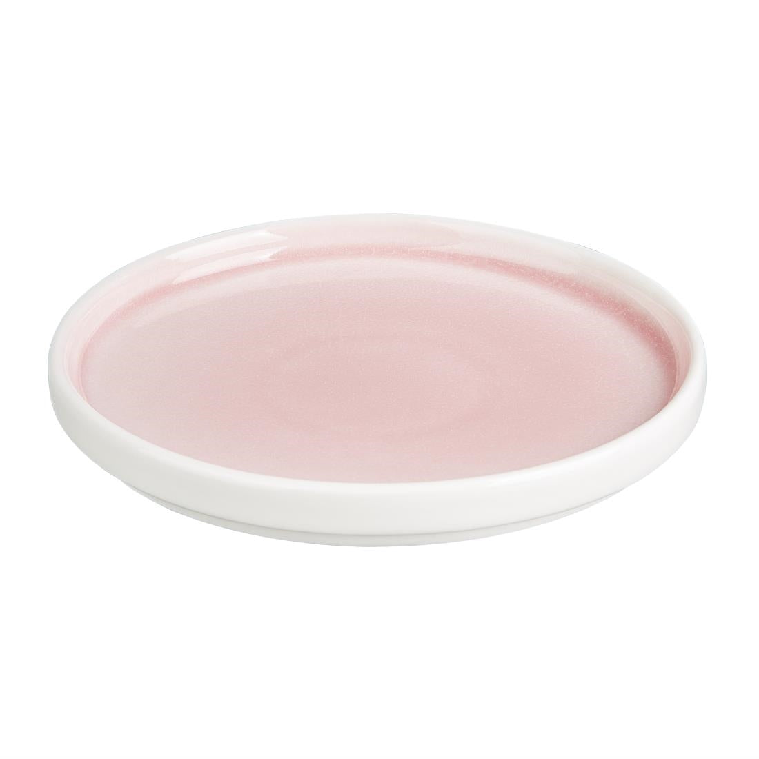 Olympia Fondant Plates Pink 156mm (Pack of 6) - CU447 Plates Olympia