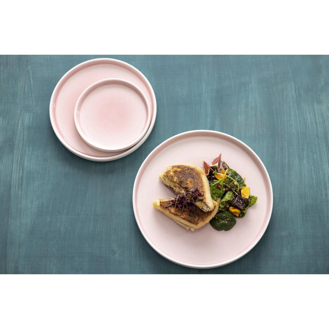 Olympia Fondant Plates Pink 270mm (Pack of 4) - CU452 Plates Olympia