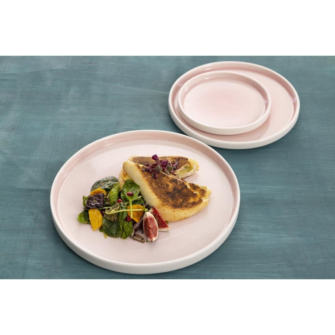 Olympia Fondant Plates Pink 270mm (Pack of 4) - CU452 Plates Olympia