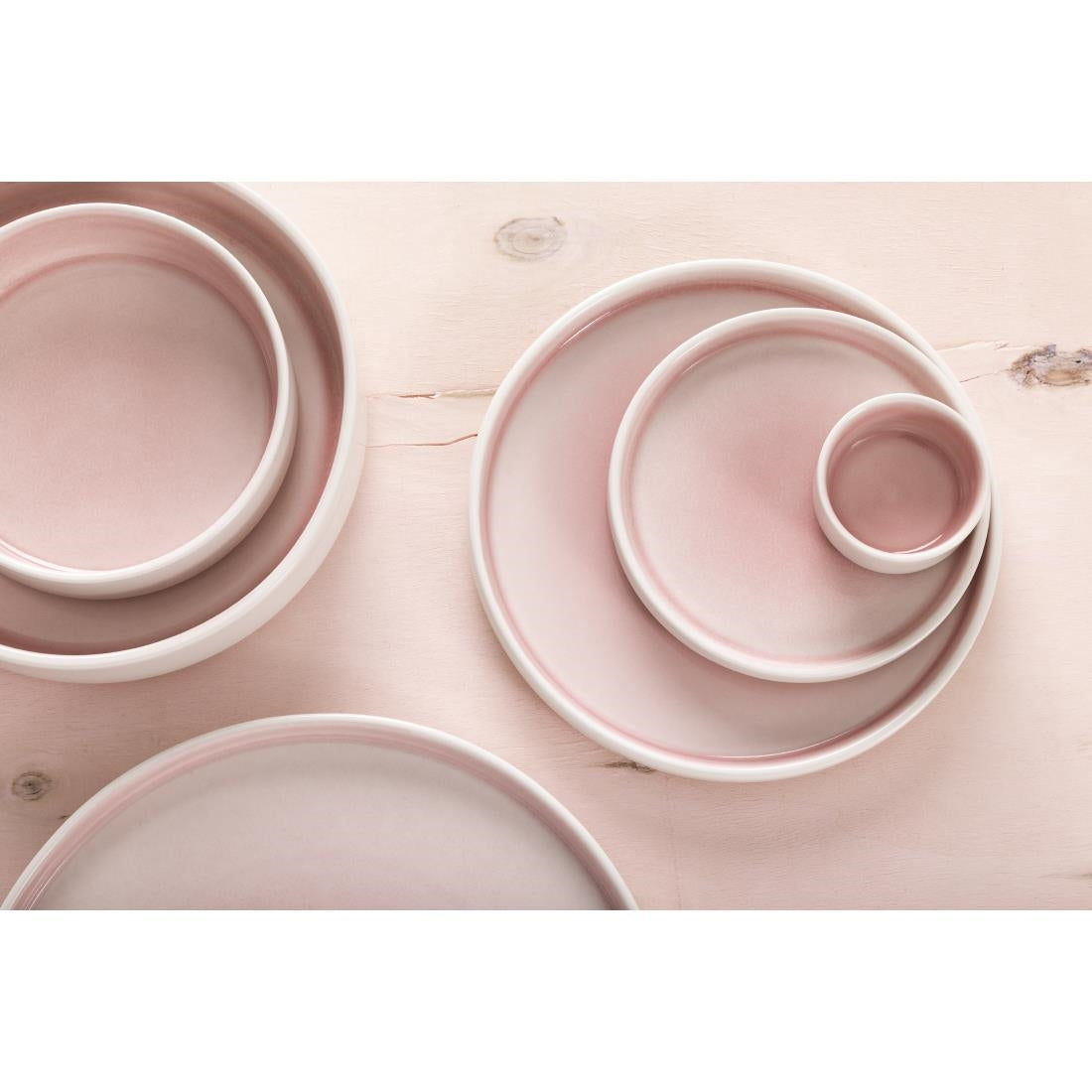 Olympia Fondant Bowls Pink 154mm (Pack of 6) - CU446 Bowls Olympia