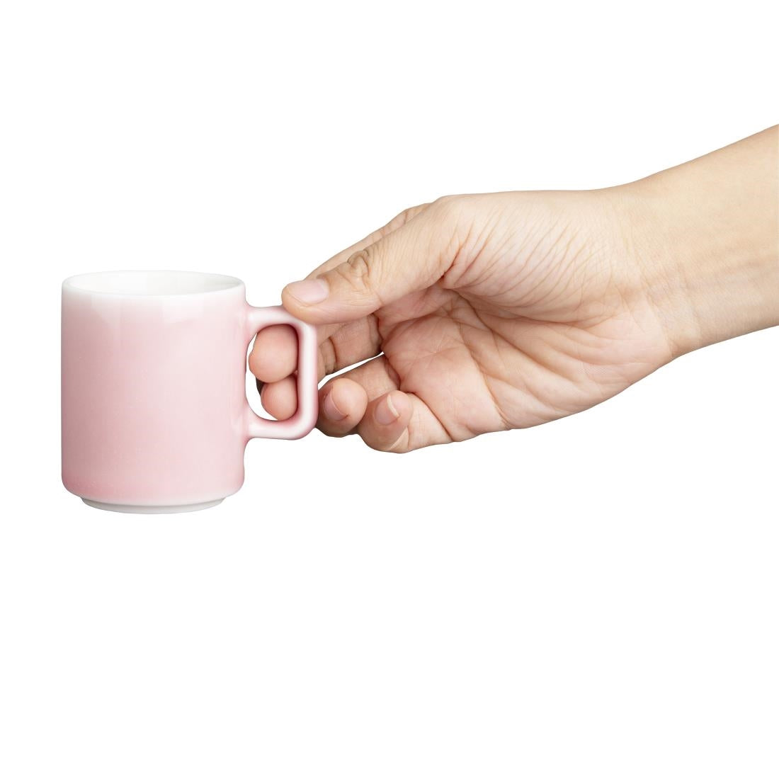 Olympia Fondant Cups Pink 100ml (Pack of 6) - CU458 Cups and Mugs Olympia