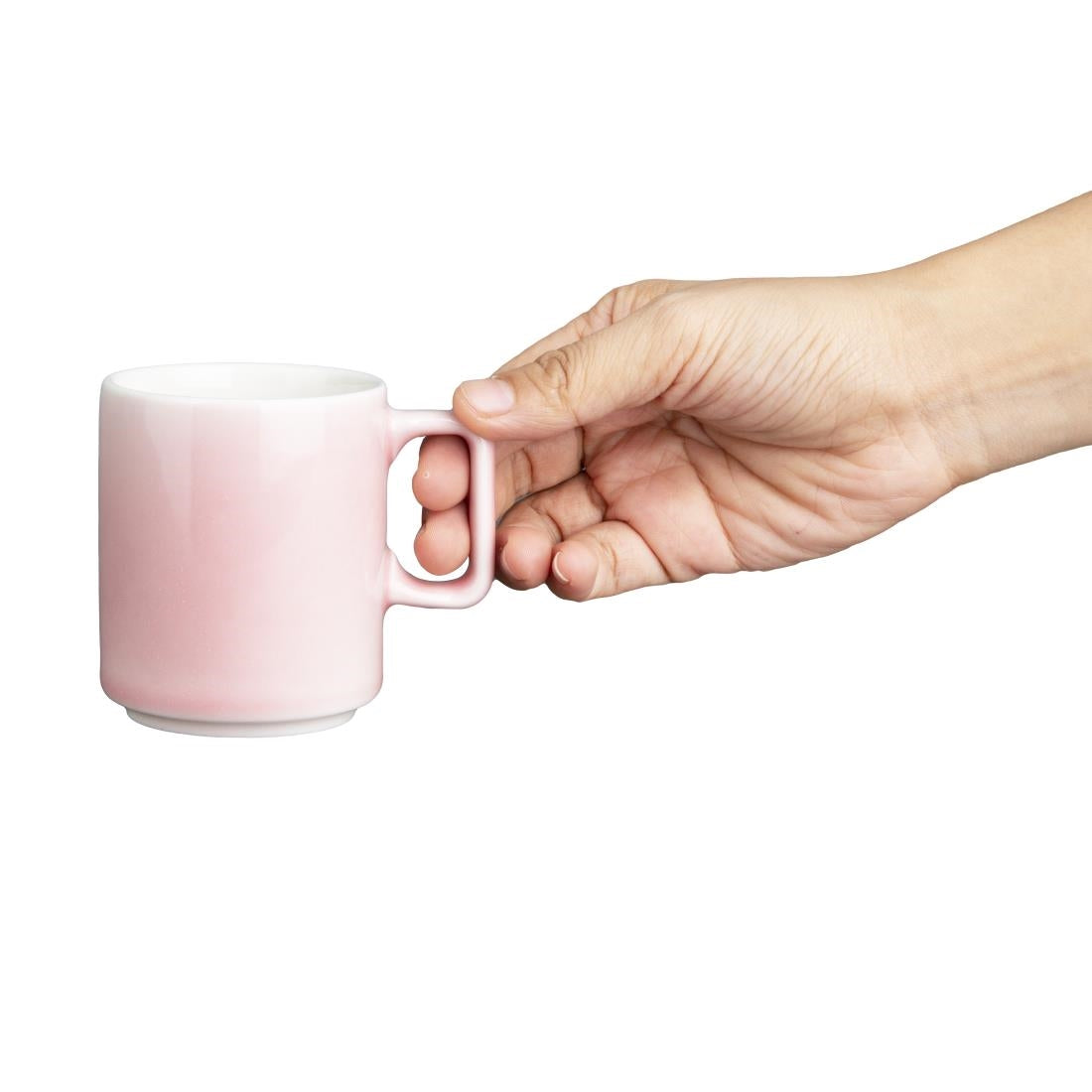 Olympia Fondant Cups Pink 168ml (Pack of 6) - CU460 Cups and Mugs Olympia