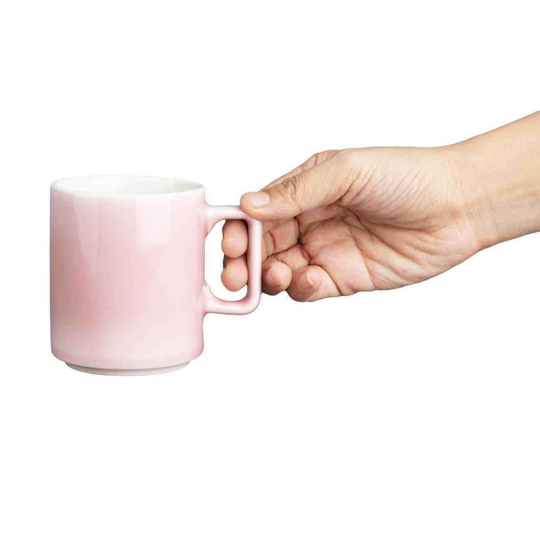 Olympia Fondant Cups Pink 230ml (Pack of 6) - CU462 Cups and Mugs Olympia