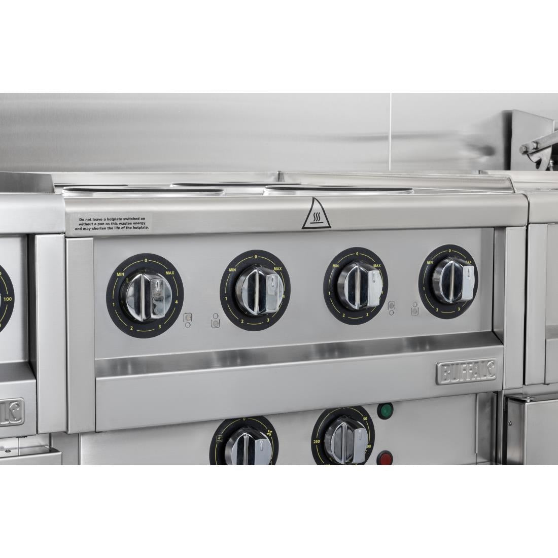 Buffalo 600 Series 4 Ring Electric Hob - CU471 Buffalo
