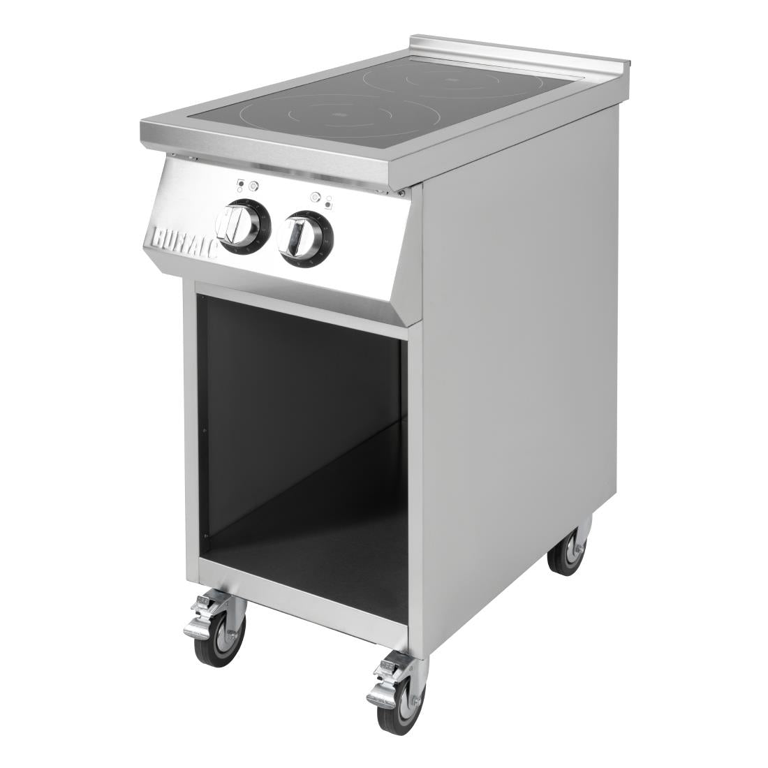 Buffalo Freestanding 2 Zone Induction Hob - CU487 Buffalo
