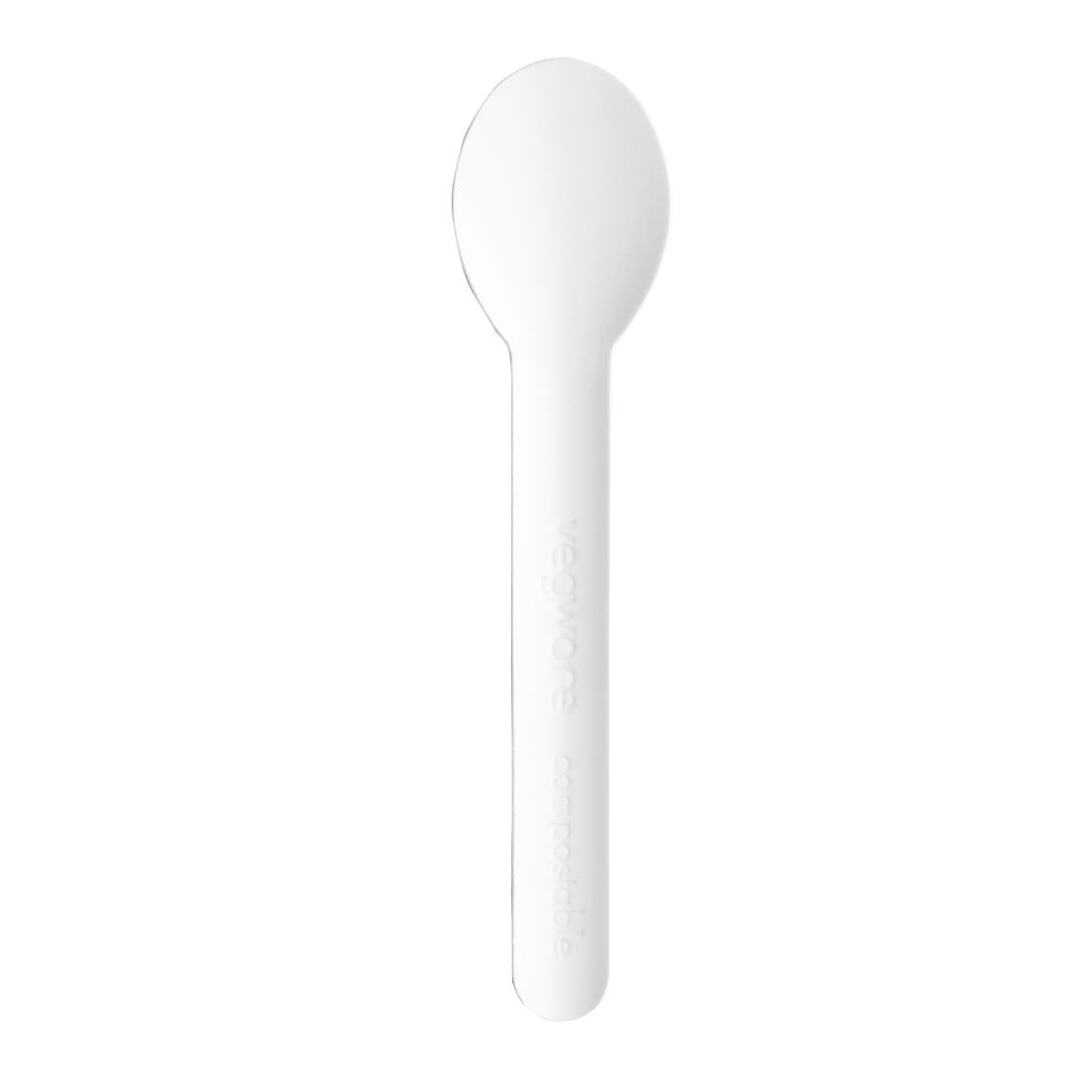 Vegware Compostable Paper Spoon (Pack 1000) - CU542 Disposable Cutlery Vegware